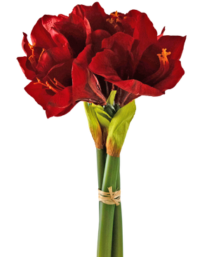 Künstliche Blume Amaryllis rot 36 cm