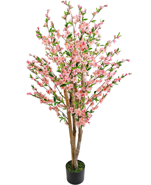 Künstliche Kirschblütenpflanze  150 cm rosa