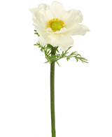 Künstliche Blume Anemone 43 cm weiß