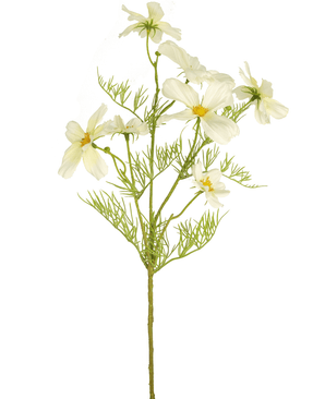 Künstliche Blume Cosmos 74 cm weiß