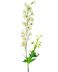 Künstliche Blume Delphinium 79 cm weiß