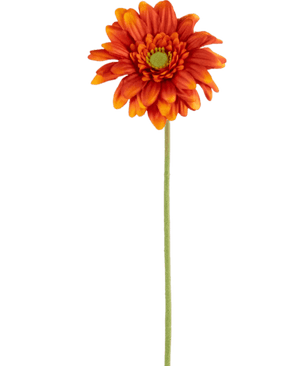 Künstliche Blume Gerbera mini 47 cm soft orange