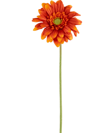 Künstliche Blume Gerbera mini 47 cm soft orange