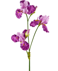 Künstliche Blume Iris 102 cm lila