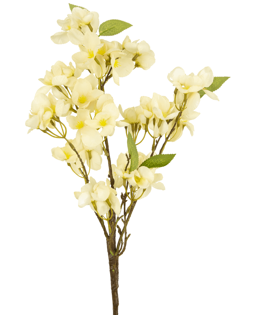 Künstliche Blüte 60 cm weiß/cremig