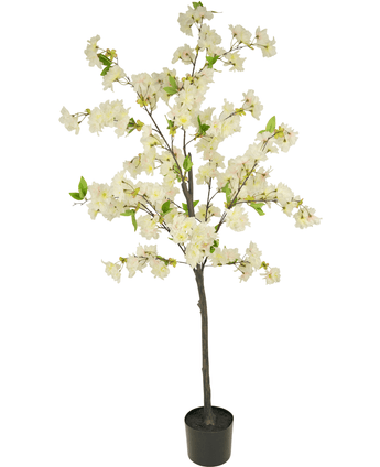 Künstliche Kirschblüte 150 cm weiß