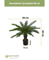 Künstliche Pflanze Cycad-Palme 80 cm