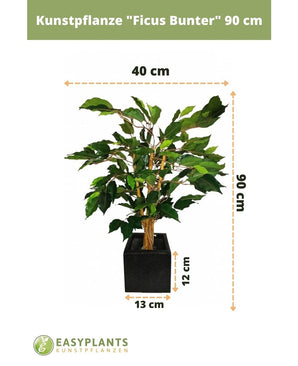 Künstliche Pflanze Ficus Grün 90 cm