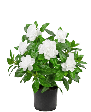 Künstliche Pflanze Gardenia 39 cm weiß