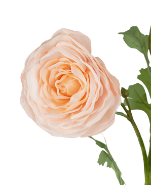 Künstliche Rose "Emine" Real Touch Pfirsich 62cm