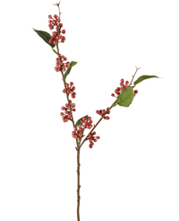 Künstlicher Zweig Beeren 64 cm rosa