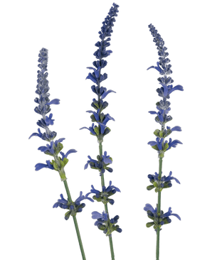 Künstlicher Zweig Lavendel 66 cm blau