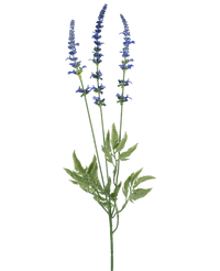 Künstlicher Zweig Lavendel 66 cm blau