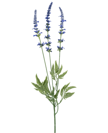 Künstlicher Zweig Lavendel 66 cm blau