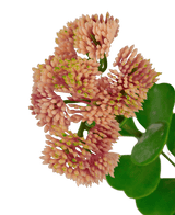 Künstlicher Zweig Sedum 56 cm hellrosa