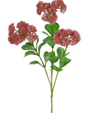 Künstlicher Zweig Sedum 56 cm rosa