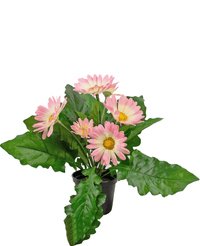 Kunstpflanze Gerbera 28 cm rosa