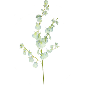 Künstlicher Zweig Orchidee 80 cm türkis