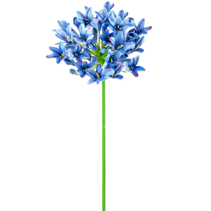 Künstliche Blume Agapanthus 75 cm blau