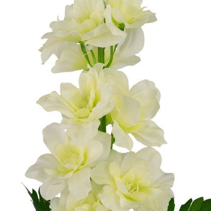 Künstliche Blume Delphinium 79 cm weiß