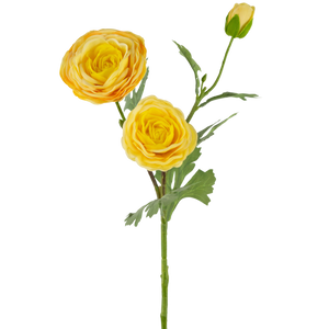 Künstliche Rose "Emine" Real Touch Gelb 62cm