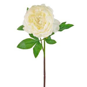 Künstliche Blume Pfingstrose 61 cm weiß