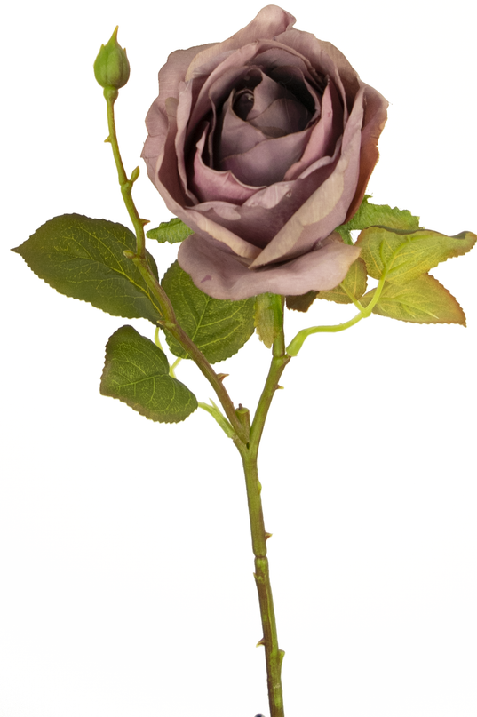 Künstliche Rose Deluxe 45 cm lila