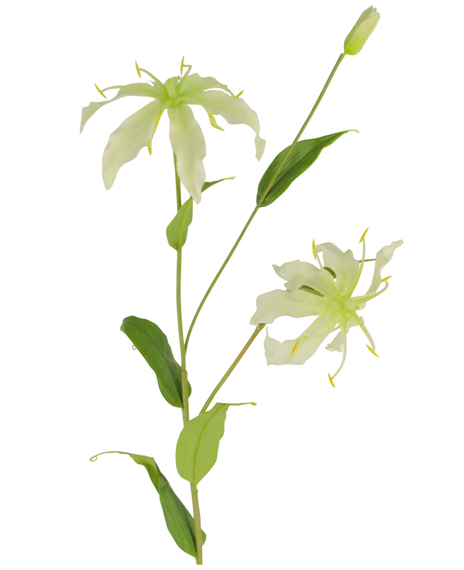 Künstliche Blume Gloriosa 81 cm weiß