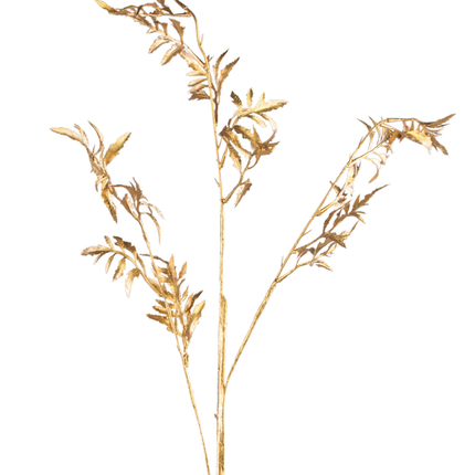 Künstlicher Zweig Farn Mini 75 cm gold