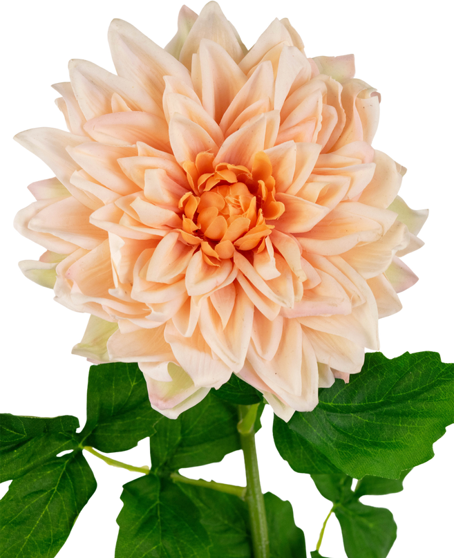 Künstliche Blume Georgine Real Touch Hellrosa 70cm