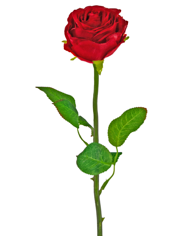 Künstliche Blume Rose Classic 54 cm rot