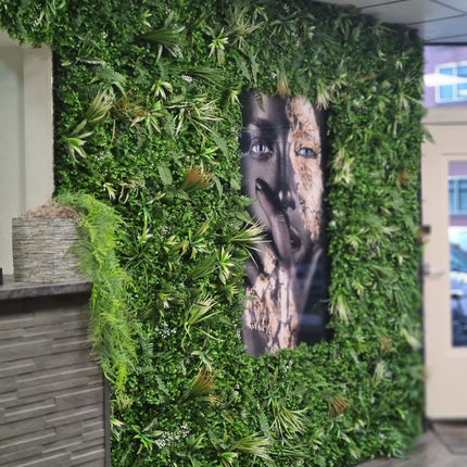 Kunstpflanzen Wand Savanne 100x100 cm