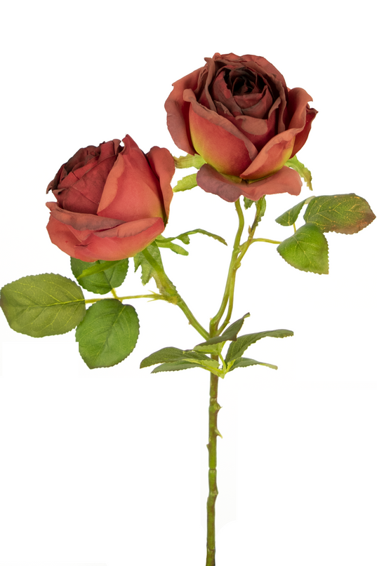 Künstliche Rose Deluxe 55 cm rot